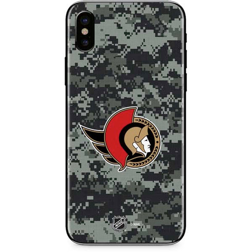 NHL Ottawa Senators Camo iPhone XS Skin