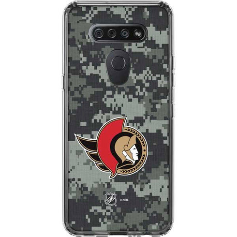 NHL Ottawa Senators Camo LG K51/Q51 Clear Case