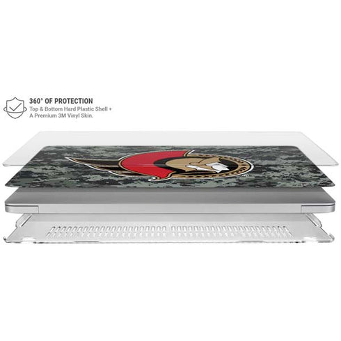 NHL Ottawa Senators Camo MacBook Air 15in (2023-2025) Case plus Skin
