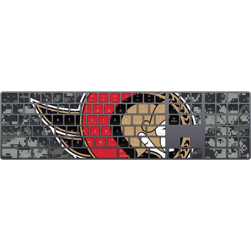 NHL Ottawa Senators Camo Magic Keyboard with Numeric Keypad Skin