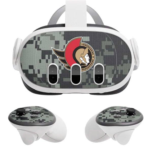 NHL Ottawa Senators Camo Meta Quest 3 Skin