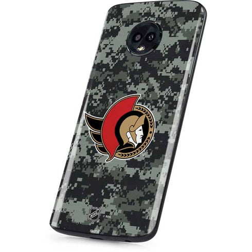 NHL Ottawa Senators Camo Moto G6 Skin