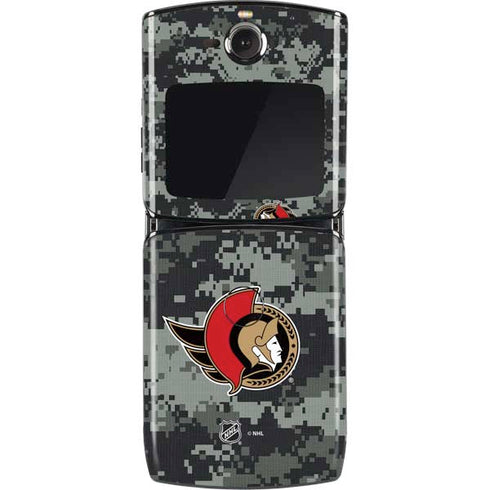 NHL Ottawa Senators Camo Motorola RAZR Skin