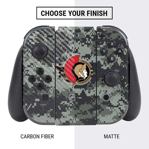 NHL Ottawa Senators Camo Nintendo Switch Bundle Skin