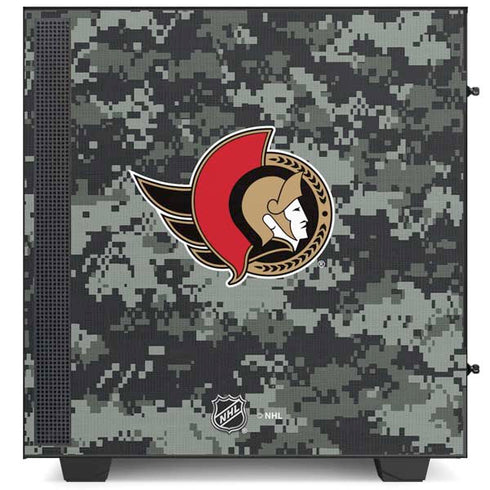 NHL Ottawa Senators Camo NZXT H510 Compact ATX Mid-Tower Case Skin