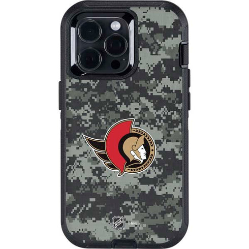 NHL Ottawa Senators Camo Otterbox Defender iPhone Skin