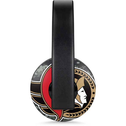 NHL Ottawa Senators Camo PlayStation 4 Gold Wireless Headset Skin