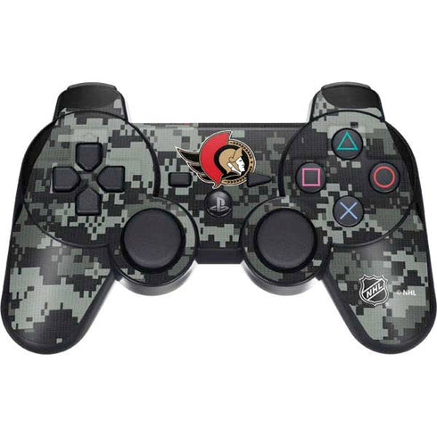 NHL Ottawa Senators Camo PS3 Dual Shock wireless controller Skin