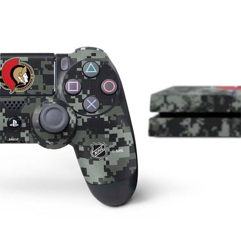 NHL Ottawa Senators Camo PS4 Console and Controller Bundle Skin