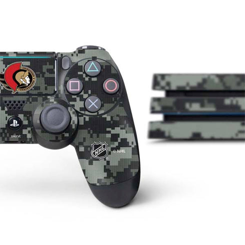 NHL Ottawa Senators Camo PS4 Pro Bundle Skin