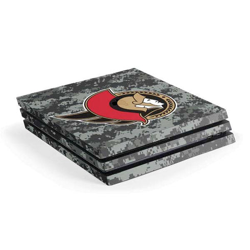 NHL Ottawa Senators Camo PS4 Pro Console Skin