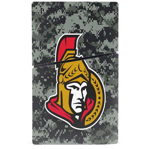 NHL Ottawa Senators Camo PS5 Slim Disk Console Skin