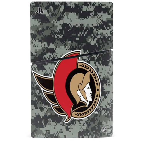 NHL Ottawa Senators Camo PS5 Slim Digital Edition Bundle Skin