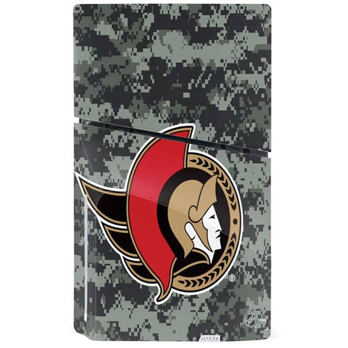 NHL Ottawa Senators Camo PS5 Slim Disk Bundle Skin