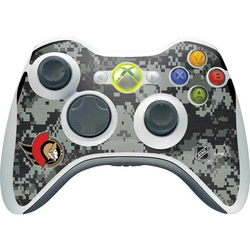 NHL Ottawa Senators Camo Xbox 360 Wireless Controller Skin