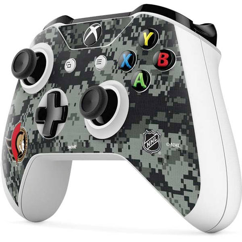 NHL Ottawa Senators Camo Xbox One S All-Digital Edition Bundle Skin
