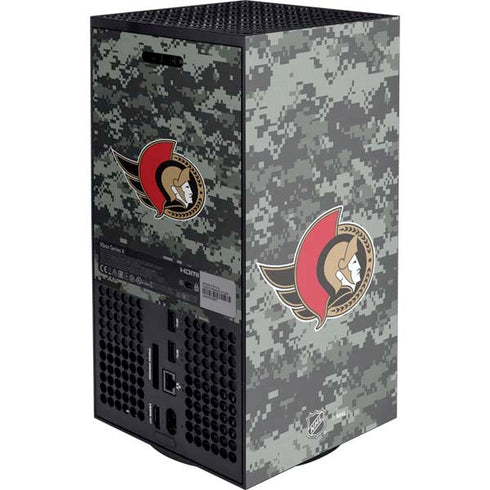 NHL Ottawa Senators Camo Xbox Series X Console Skin