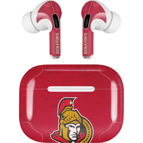 NHL Ottawa Senators Distressed AirPods Pro 2nd Gen Skin