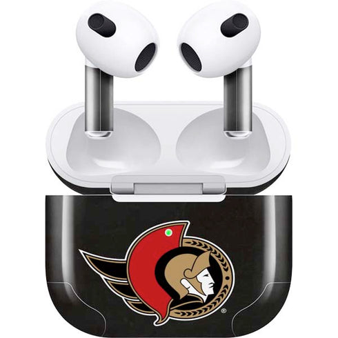 NHL Ottawa Senators Distressed Apple AirPods (3rd Gen 2021) Skin