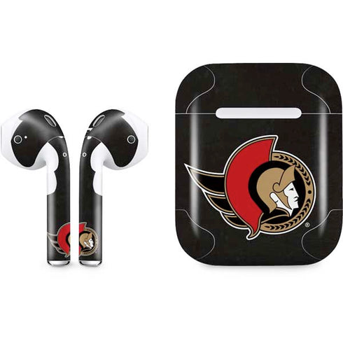 NHL Ottawa Senators Distressed Apple AirPods Skin