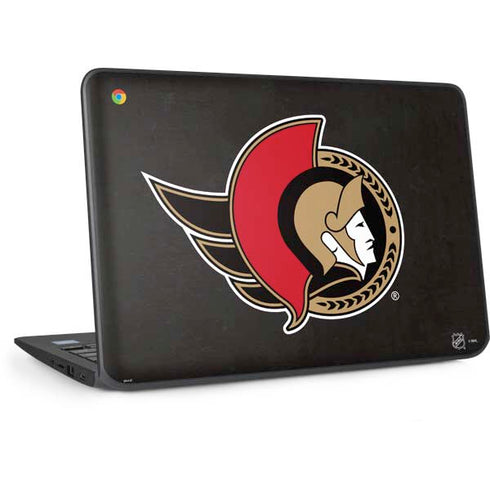NHL Ottawa Senators Distressed HP Chromebook Skin
