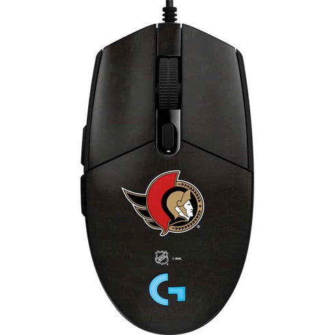 NHL Ottawa Senators Distressed G203 Prodigy RGB Wired Gaming Mouse Skin