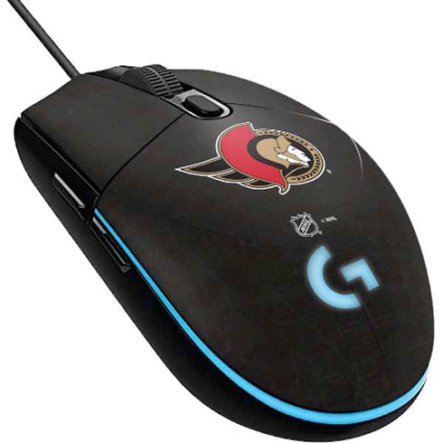 NHL Ottawa Senators Distressed G203 Prodigy RGB Wired Gaming Mouse Skin
