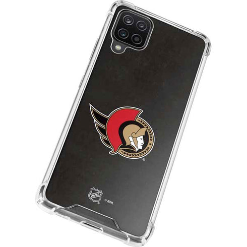 NHL Ottawa Senators Distressed Galaxy A12 Clear Case
