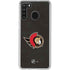 NHL Ottawa Senators Distressed Galaxy A21 Clear Case
