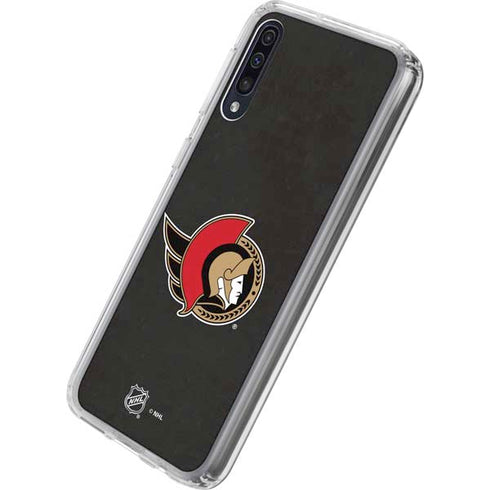 NHL Ottawa Senators Distressed Galaxy A50 Clear Case