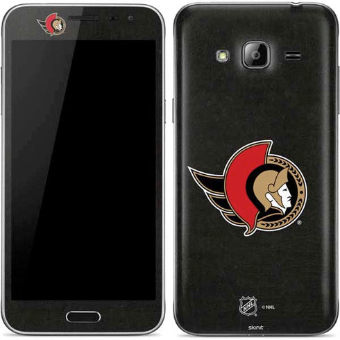 NHL Ottawa Senators Distressed Galaxy J3 Skin