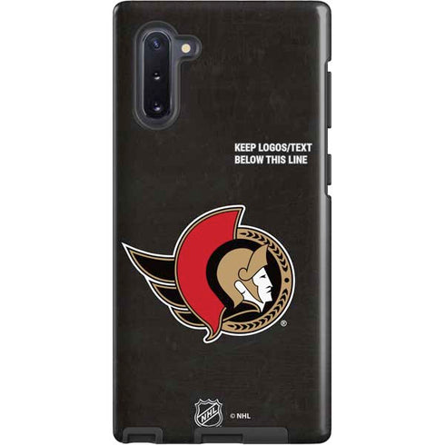 NHL Ottawa Senators Distressed Galaxy Note 10 Pro Case