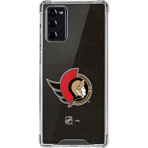 NHL Ottawa Senators Distressed Galaxy Note20 5G Clear Case