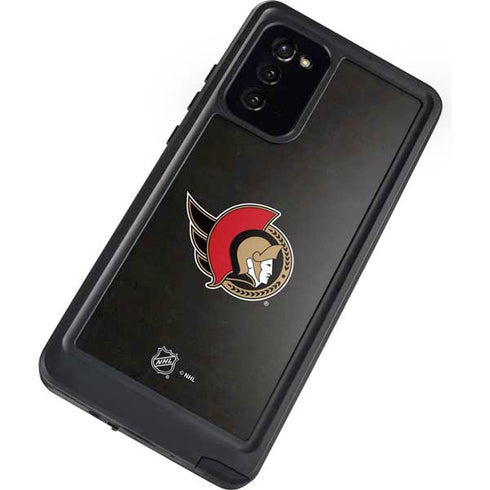 NHL Ottawa Senators Distressed Galaxy Note20 5G Waterproof Case