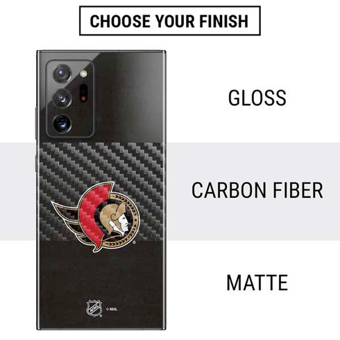 NHL Ottawa Senators Distressed Galaxy Note20 Ultra 5G Skin