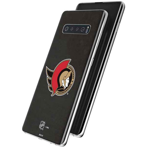 NHL Ottawa Senators Distressed Galaxy S10 Plus Skin