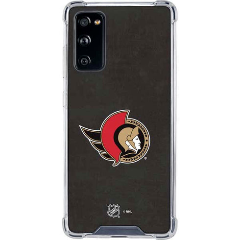 NHL Ottawa Senators Distressed Galaxy S20 FE Clear Case