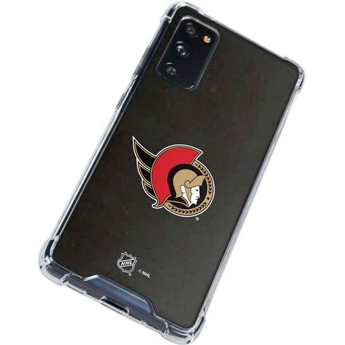 NHL Ottawa Senators Distressed Galaxy S20 FE Clear Case
