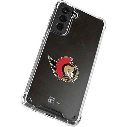 NHL Ottawa Senators Distressed Galaxy S21 Plus 5G Clear Case
