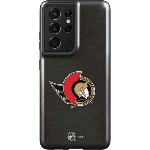 NHL Ottawa Senators Distressed Galaxy S21 Ultra 5G Pro Case