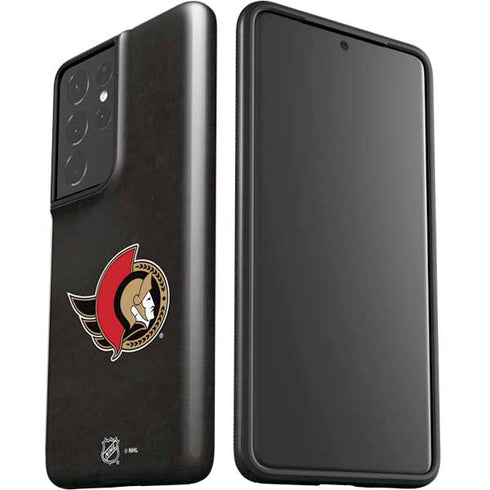 NHL Ottawa Senators Distressed Galaxy S21 Ultra 5G Pro Case