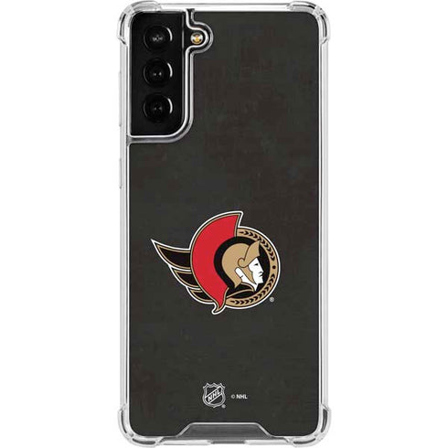 NHL Ottawa Senators Distressed Galaxy S22 Plus Clear Case