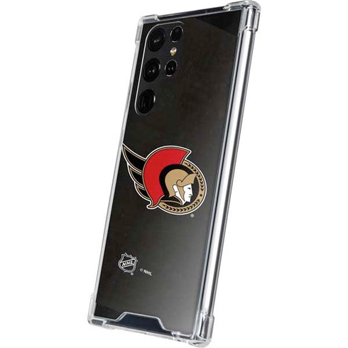 NHL Ottawa Senators Distressed Galaxy S22 Ultra Clear Case