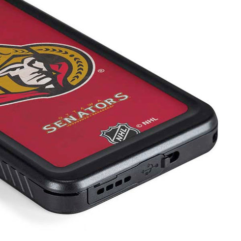 NHL Ottawa Senators Distressed Galaxy S23 Plus Waterproof Case