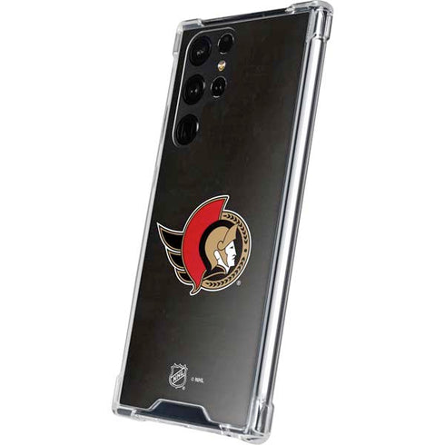 NHL Ottawa Senators Distressed Galaxy S23 Ultra Clear Case