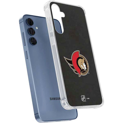 NHL Ottawa Senators Distressed Galaxy S24 Clear Case