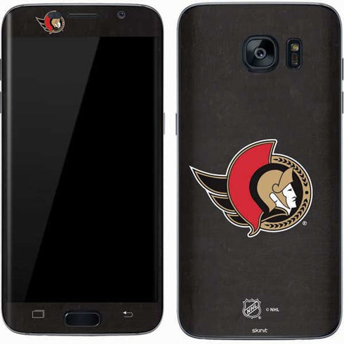 NHL Ottawa Senators Distressed Galaxy S7 Skin
