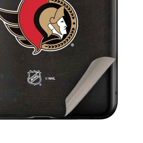 NHL Ottawa Senators Distressed Galaxy Z Flip Skin