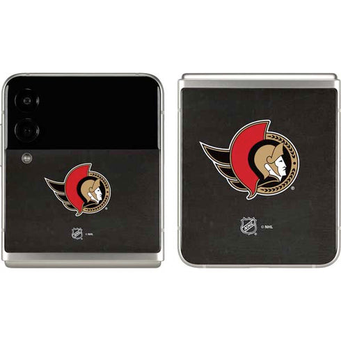 NHL Ottawa Senators Distressed Galaxy Z Flip3 5G Skin