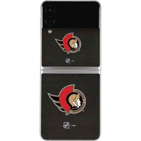 NHL Ottawa Senators Distressed Galaxy Z Flip3 5G Skin